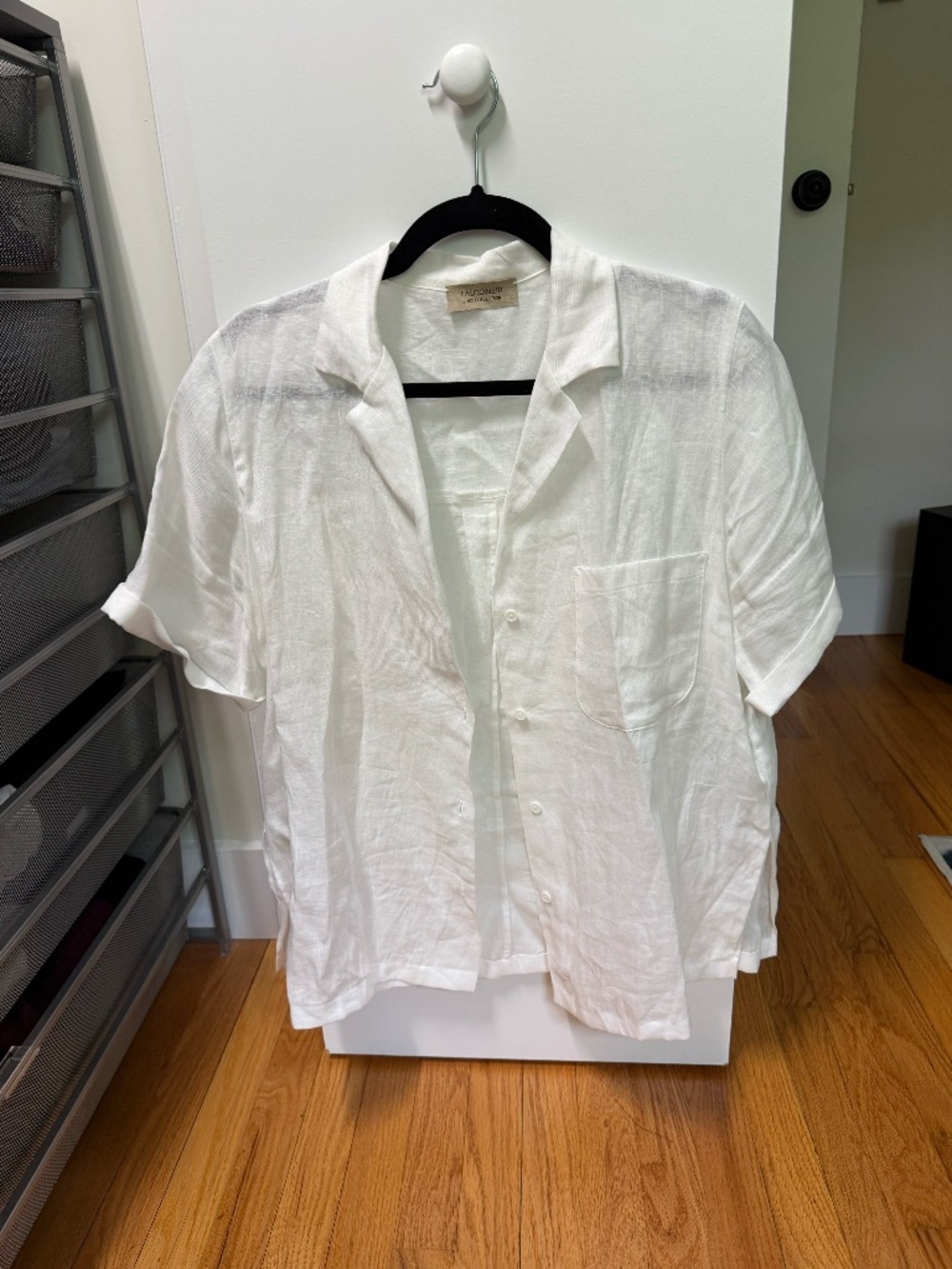 Falconeri Linen Short Sleeve Button Up